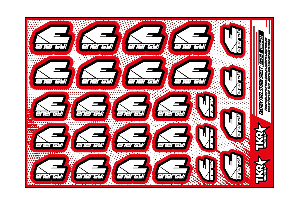 ENERGY FUEL A5 STOCK SHEET