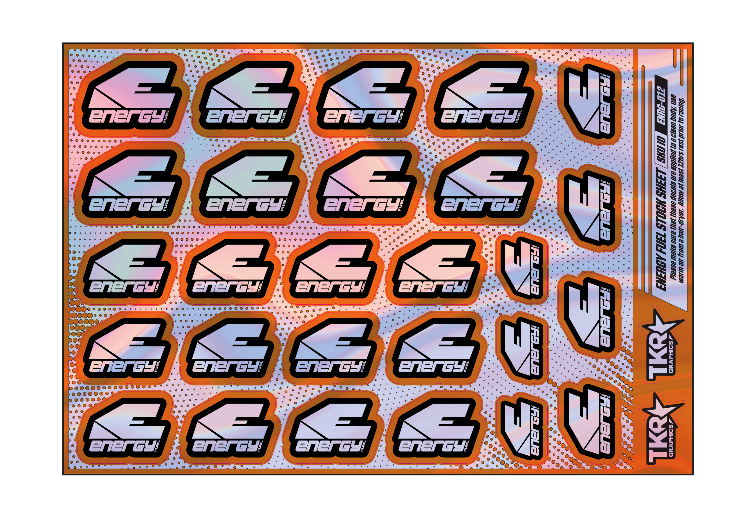 HOLOGRAPHIC ENERGY FUEL A5 STOCK SHEET