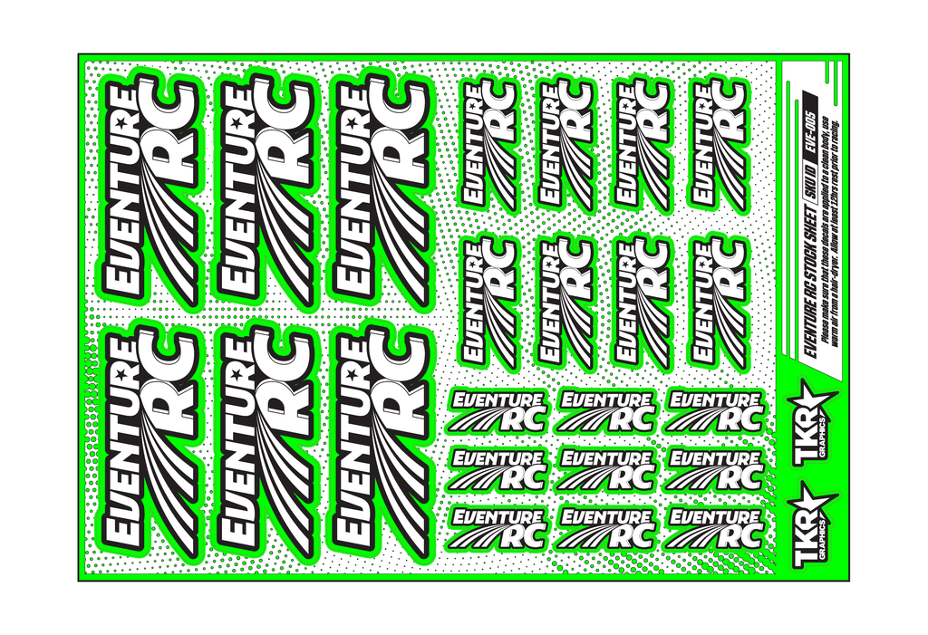EVENTURE RC A5 STOCK SHEET