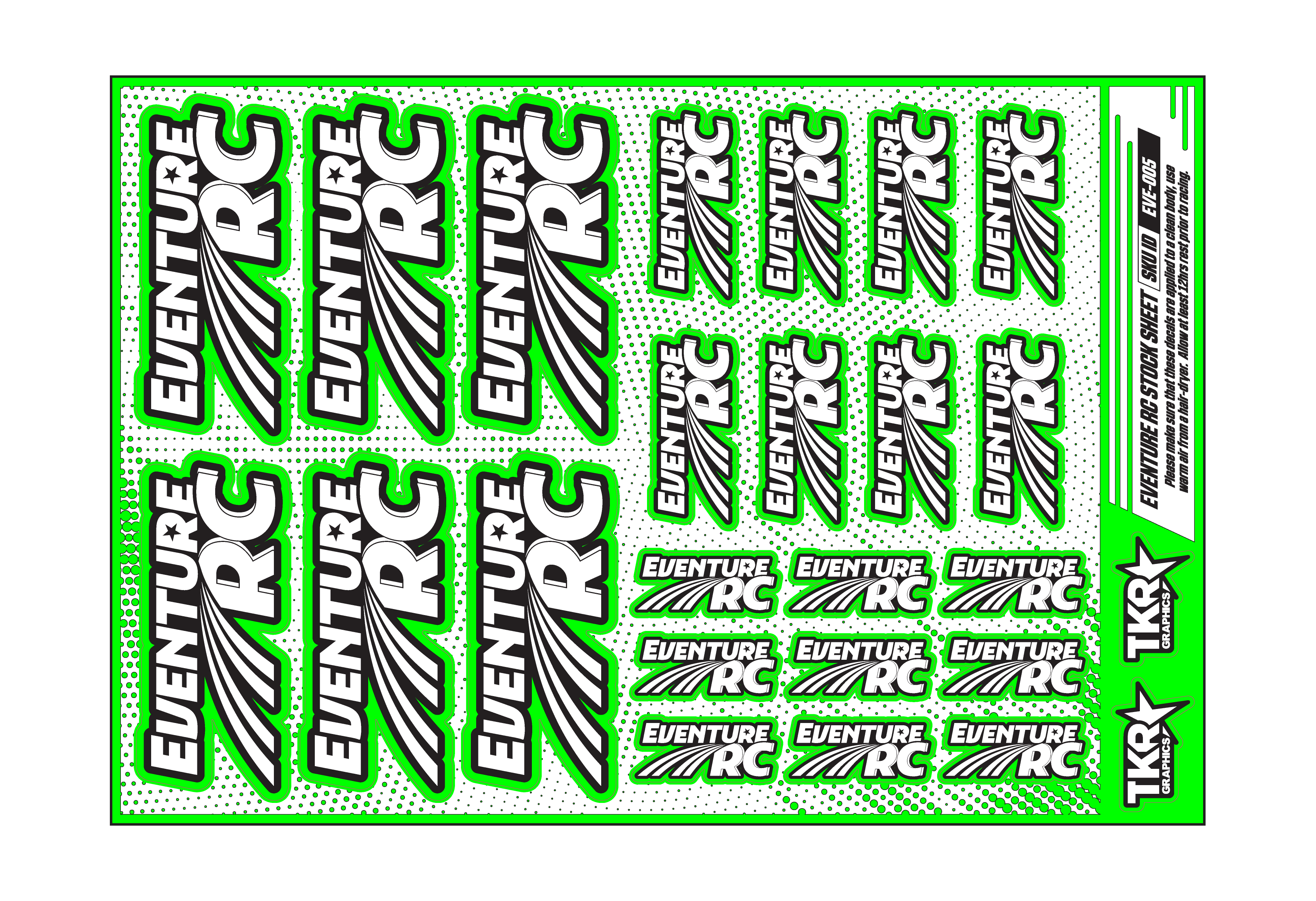 EVENTURE RC A5 STOCK SHEET