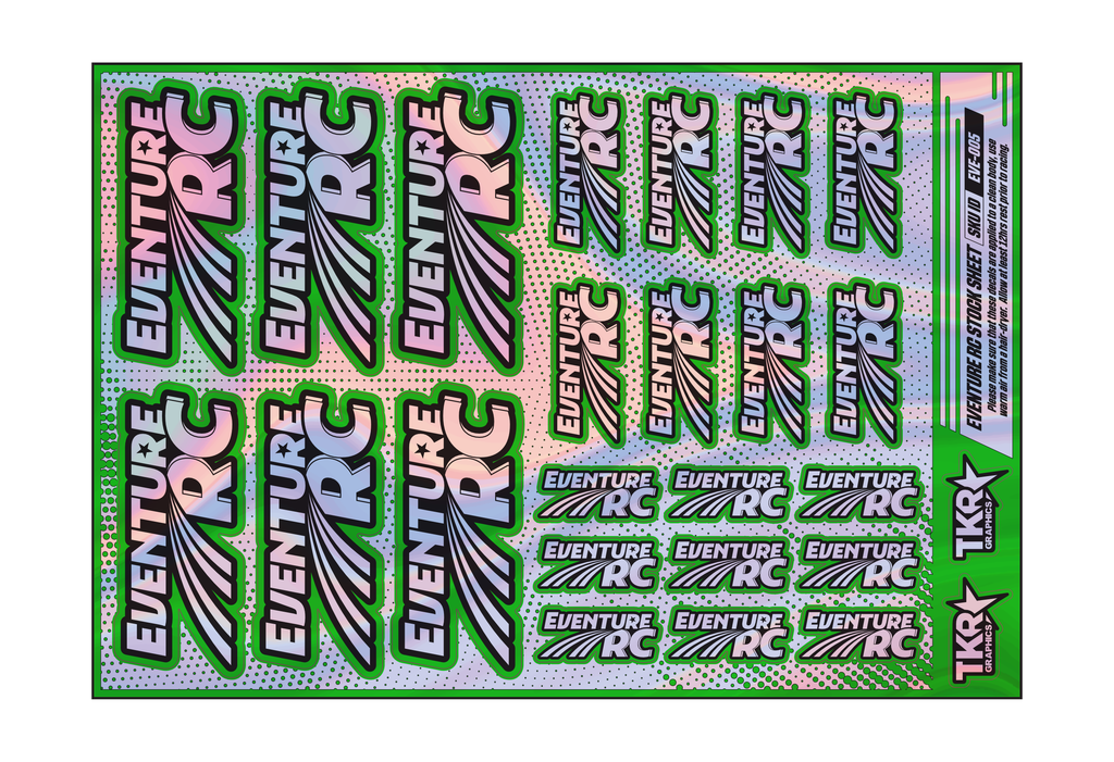 HOLOGRAPHIC EVENTURE RC A5 STOCK SHEET