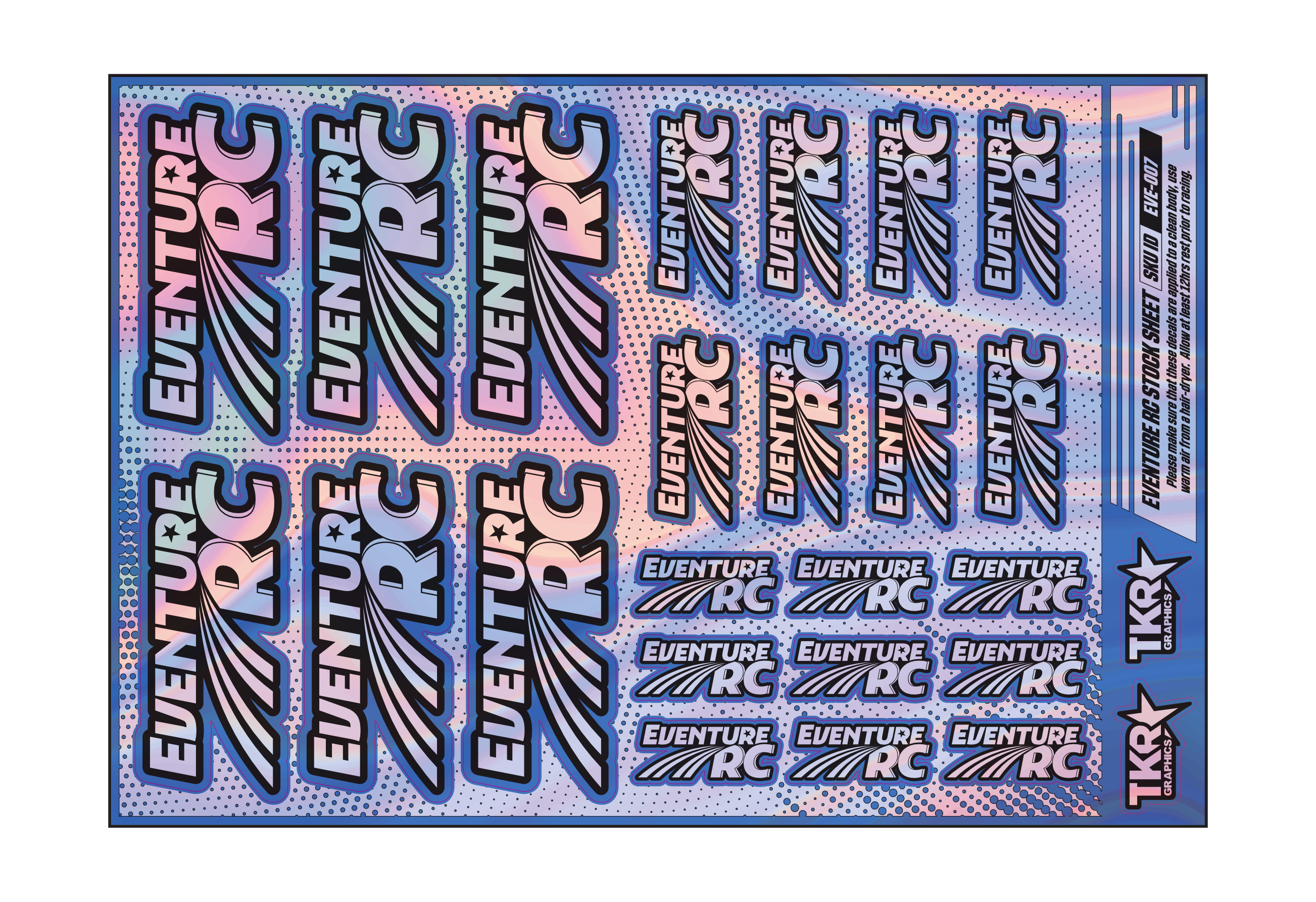 HOLOGRAPHIC EVENTURE RC A5 STOCK SHEET