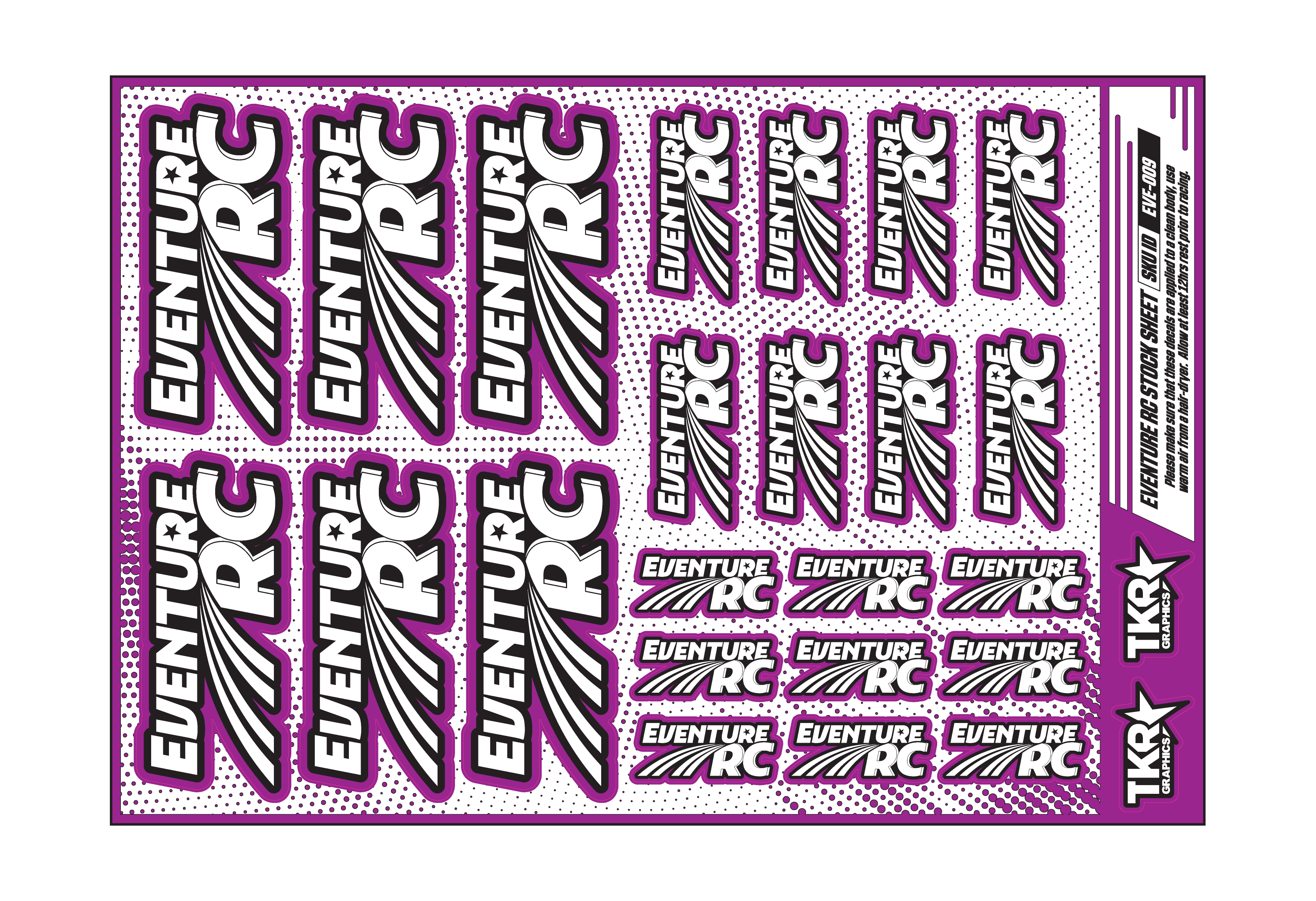 EVENTURE RC A5 STOCK SHEET