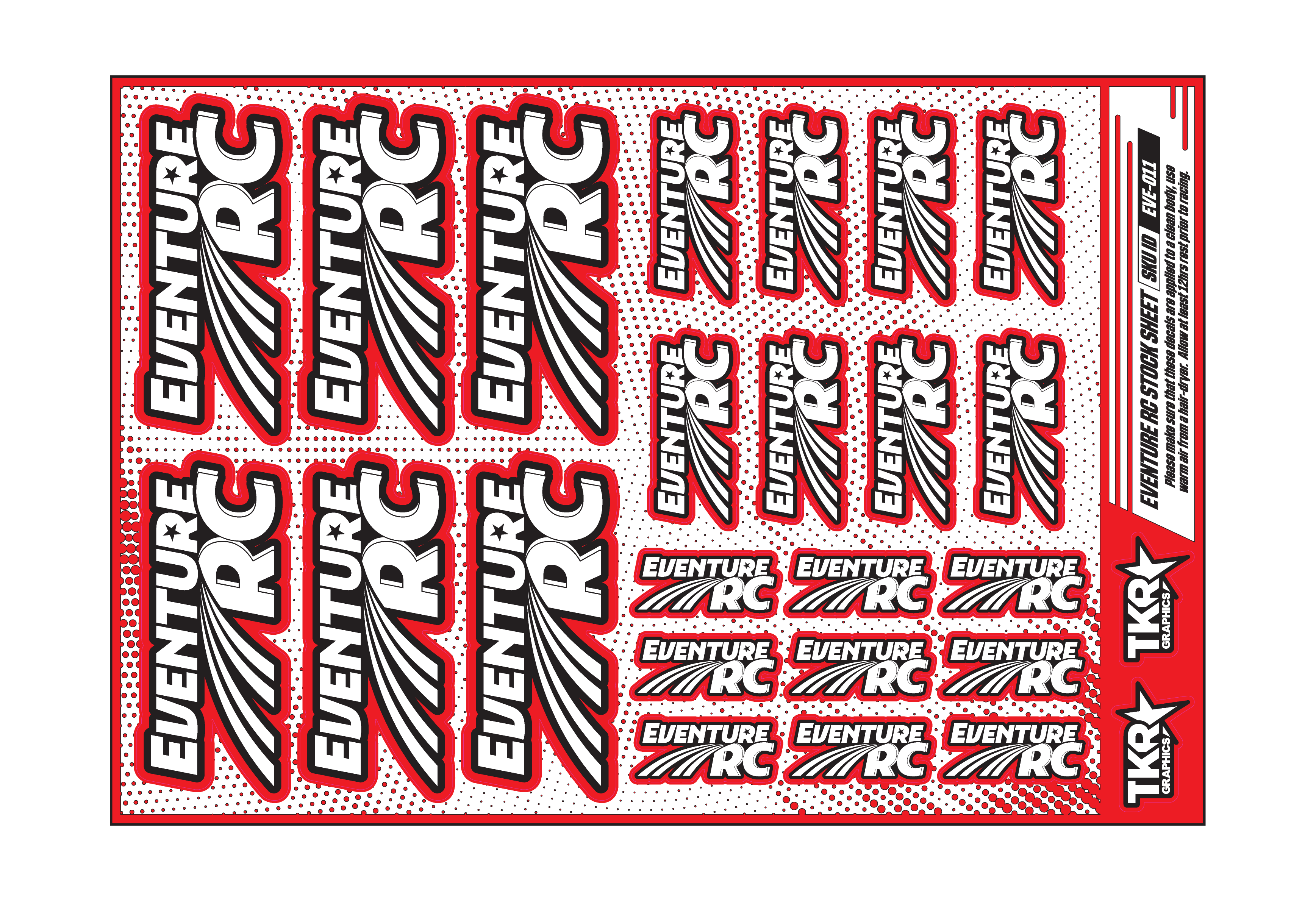 EVENTURE RC A5 STOCK SHEET