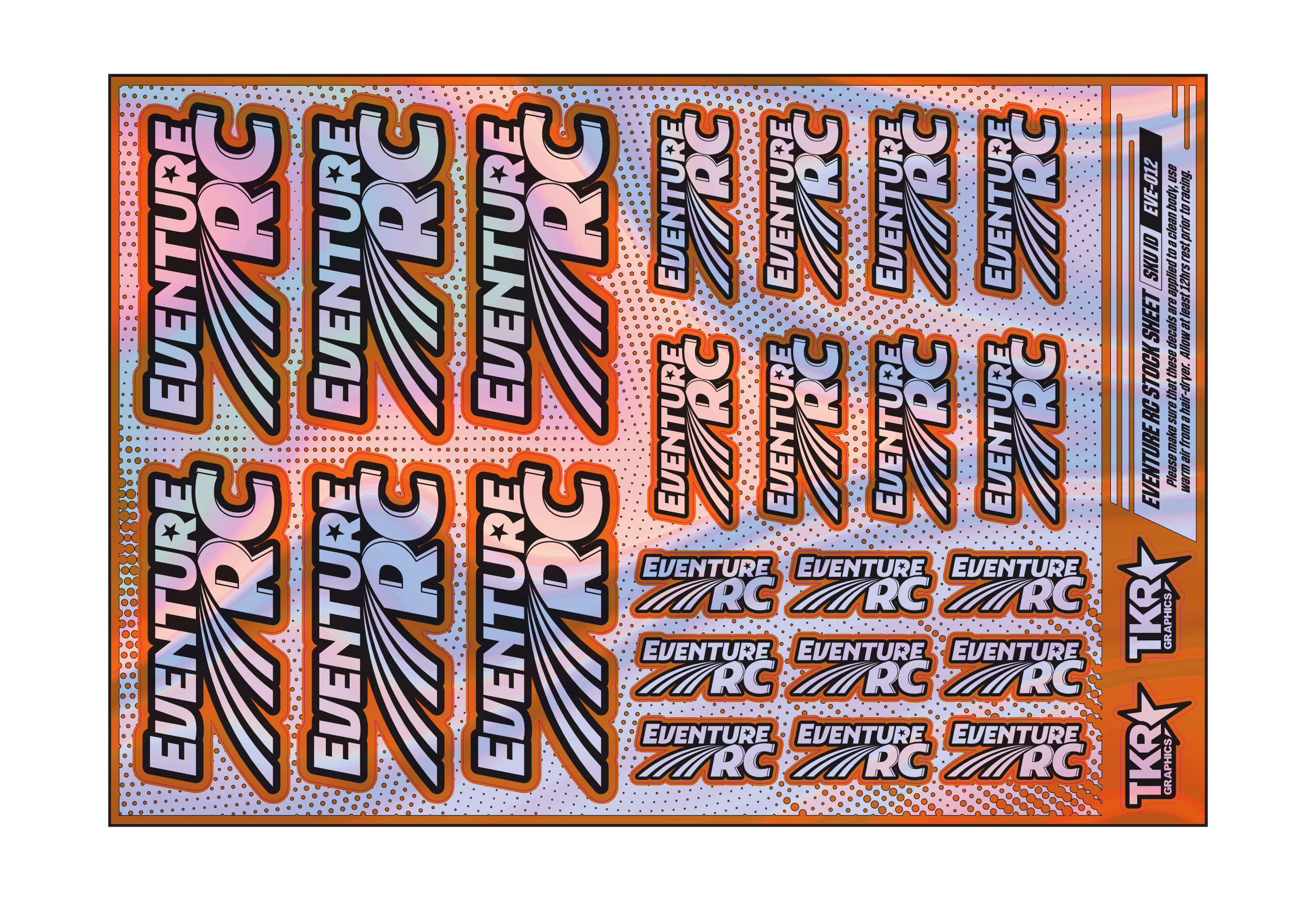 HOLOGRAPHIC EVENTURE RC A5 STOCK SHEET
