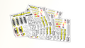 TEAM LOSI XXX4 DECAL SHEET