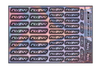 HOLOGRAPHIC FLYSKY A5 STOCK SHEET