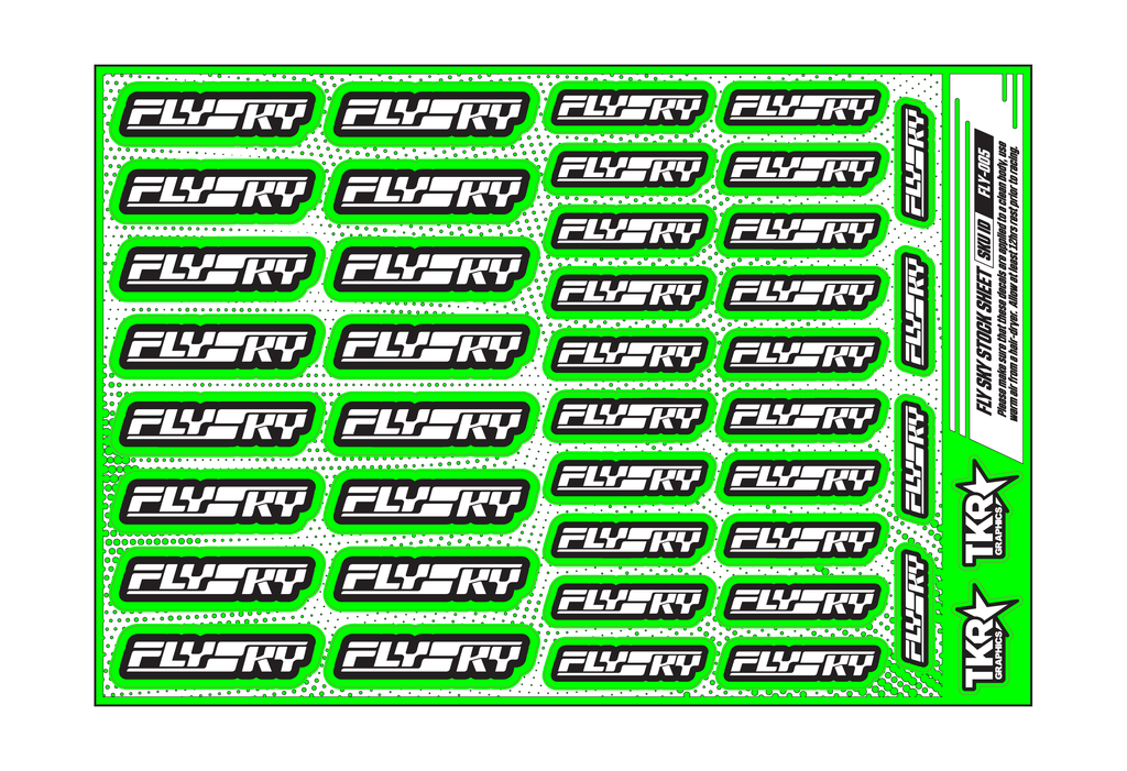 FLYSKY A5 STOCK SHEET