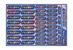 HOLOGRAPHIC FLYSKY A5 STOCK SHEET