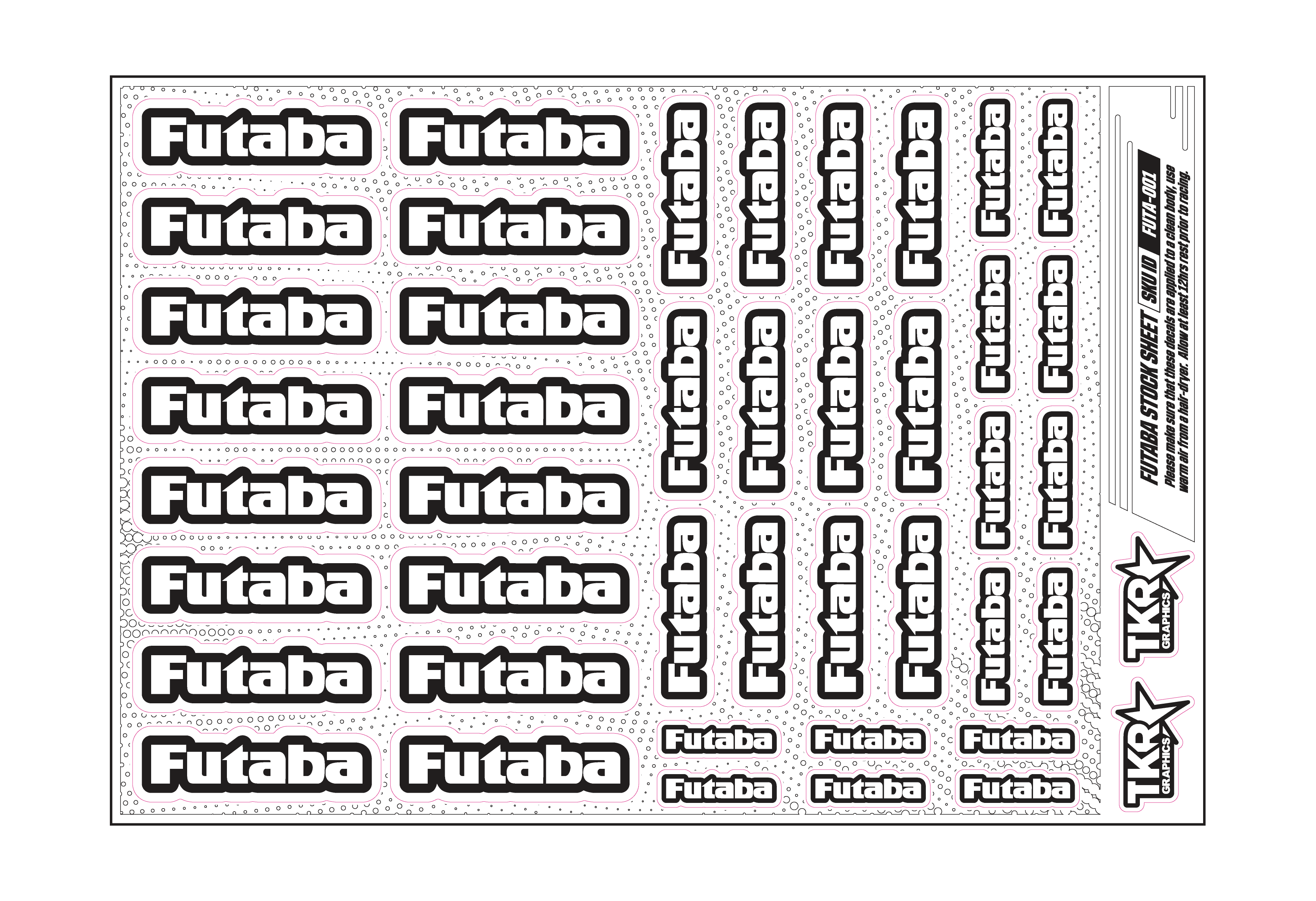 FUTABA A5 STOCK SHEET