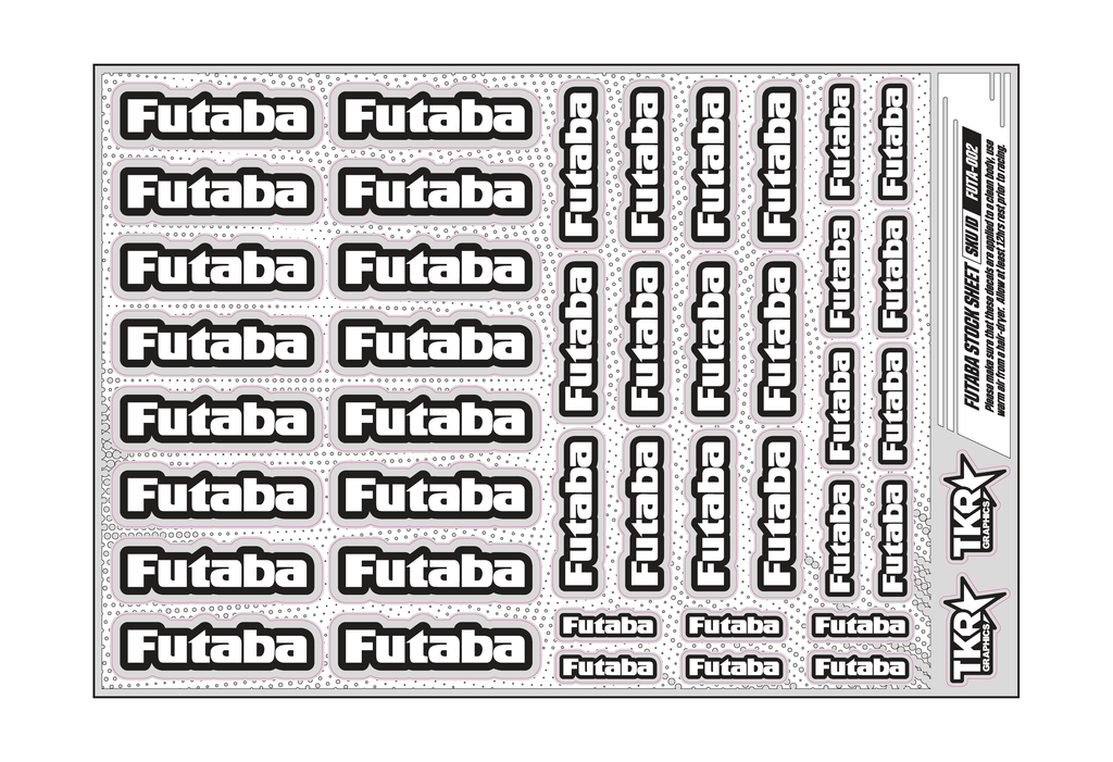 FUTABA A5 STOCK SHEET