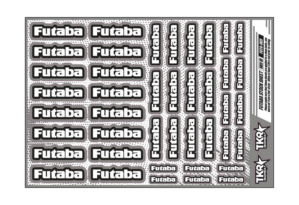 FUTABA A5 STOCK SHEET
