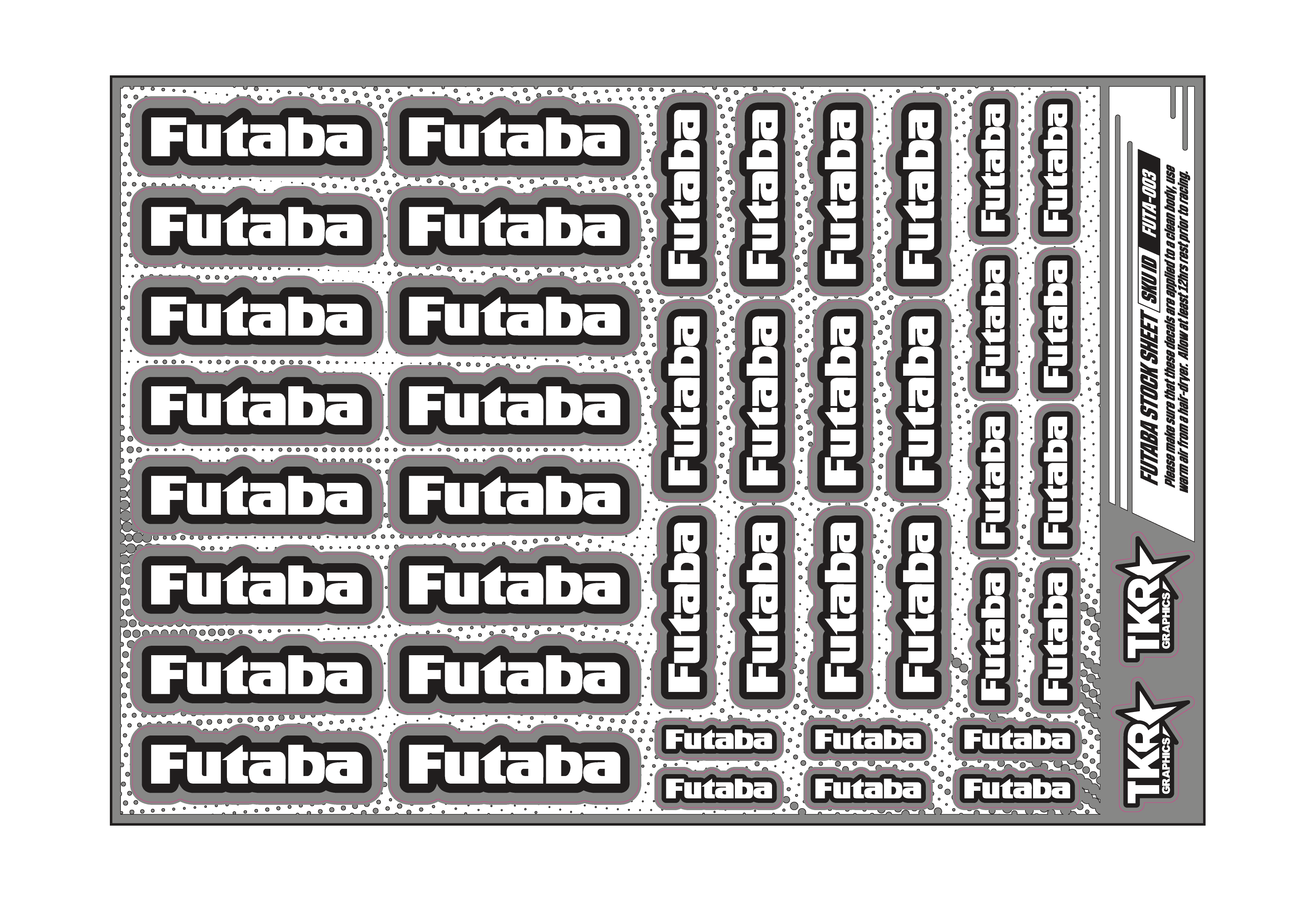 FUTABA A5 STOCK SHEET