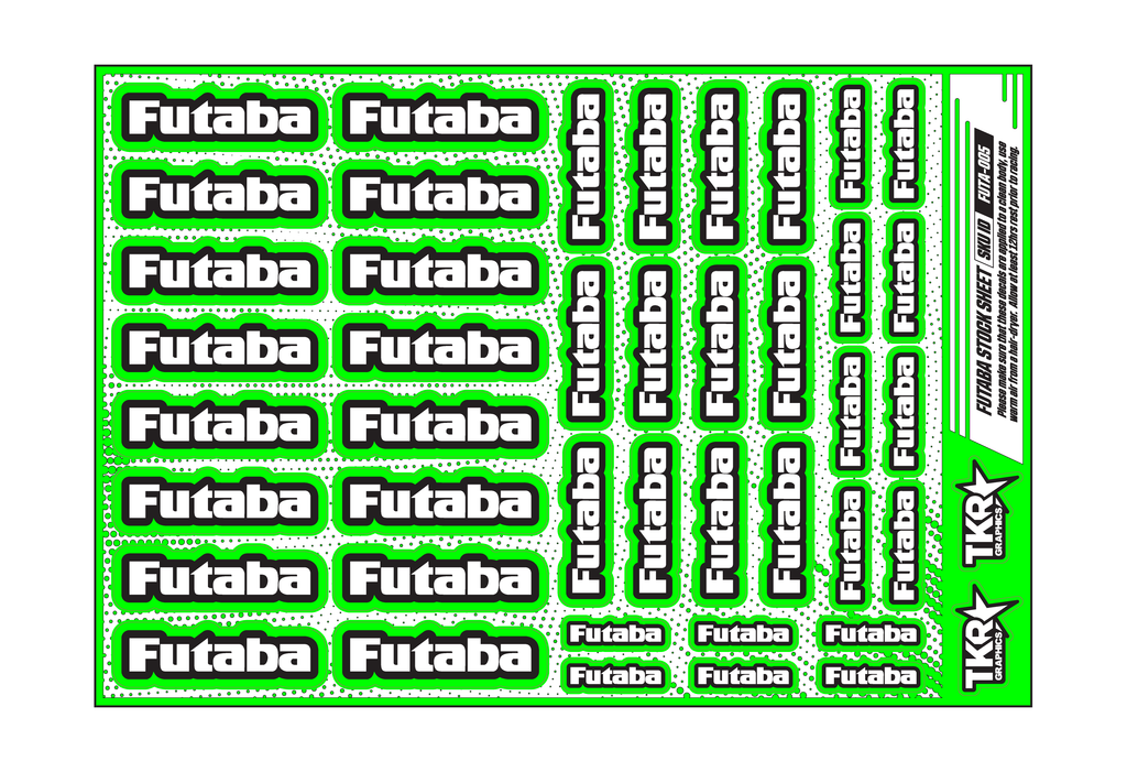 FUTABA A5 STOCK SHEET