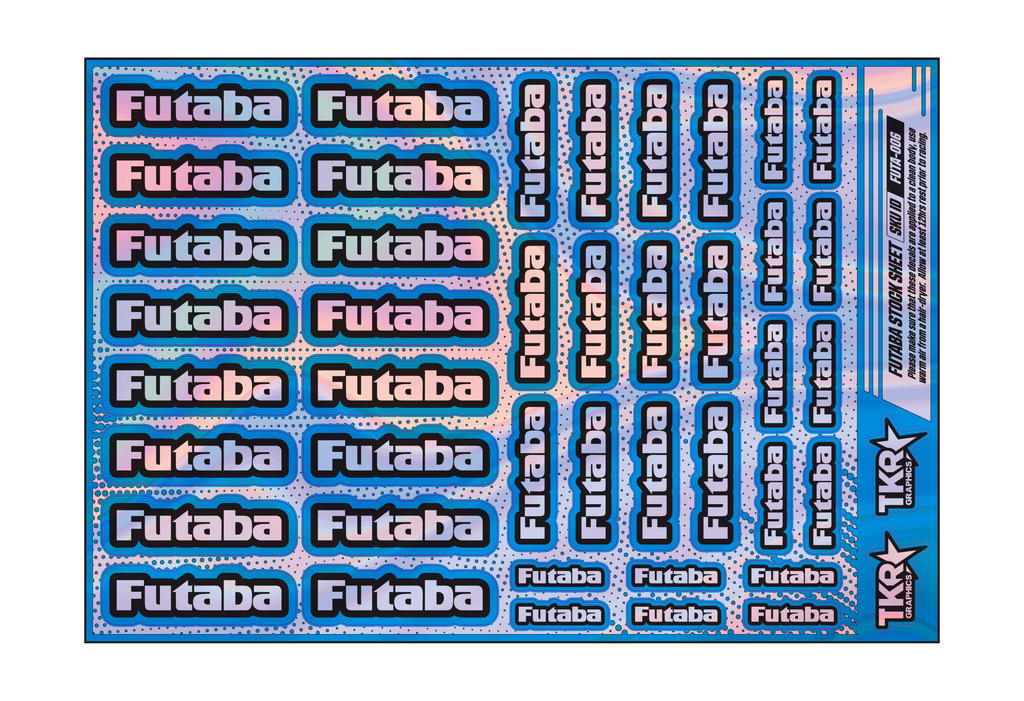 HOLOGRAPHIC FUTABA A5 STOCK SHEET