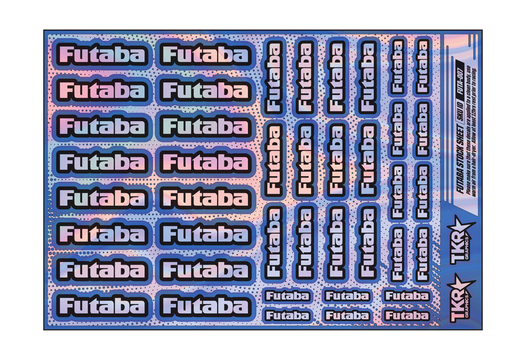 HOLOGRAPHIC FUTABA A5 STOCK SHEET
