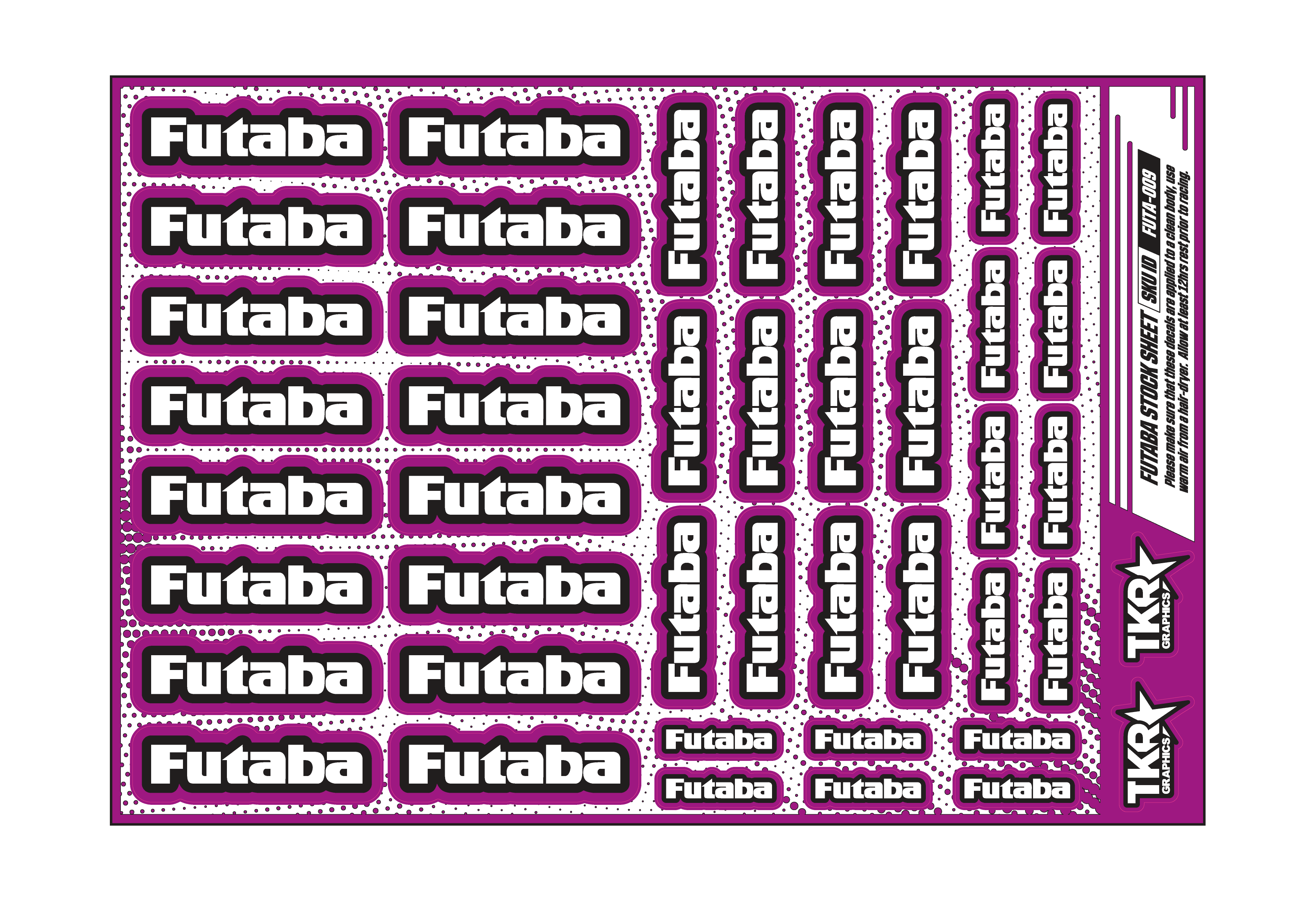 FUTABA A5 STOCK SHEET