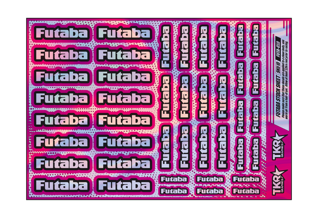 HOLOGRAPHIC FUTABA A5 STOCK SHEET
