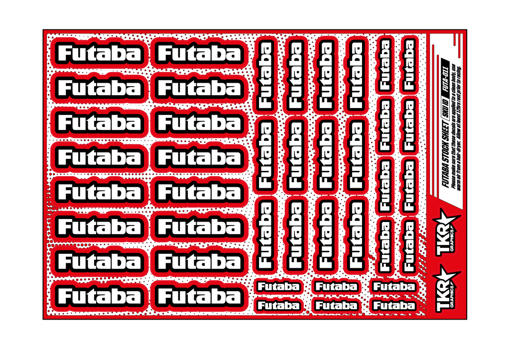 FUTABA A5 STOCK SHEET