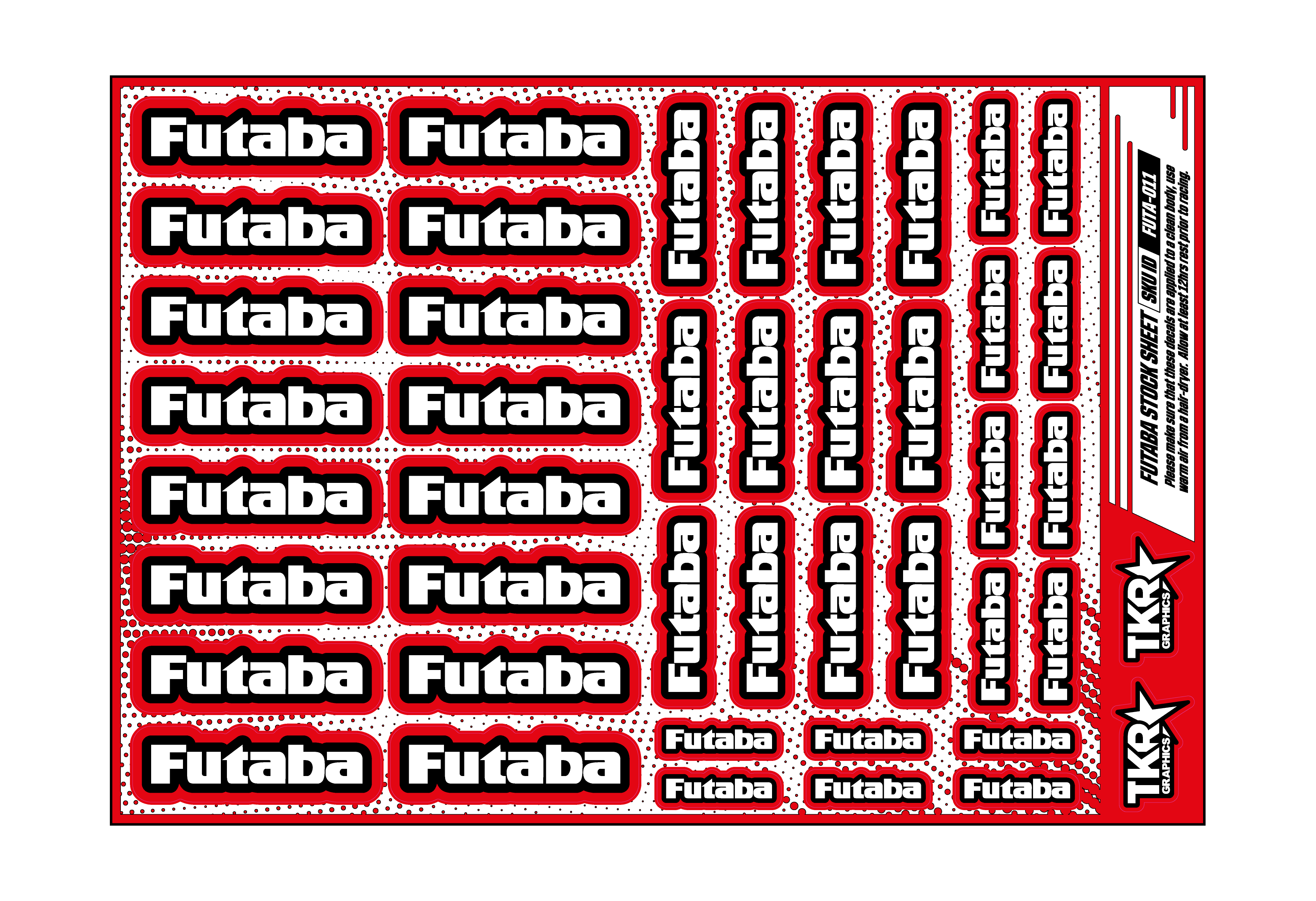 FUTABA A5 STOCK SHEET