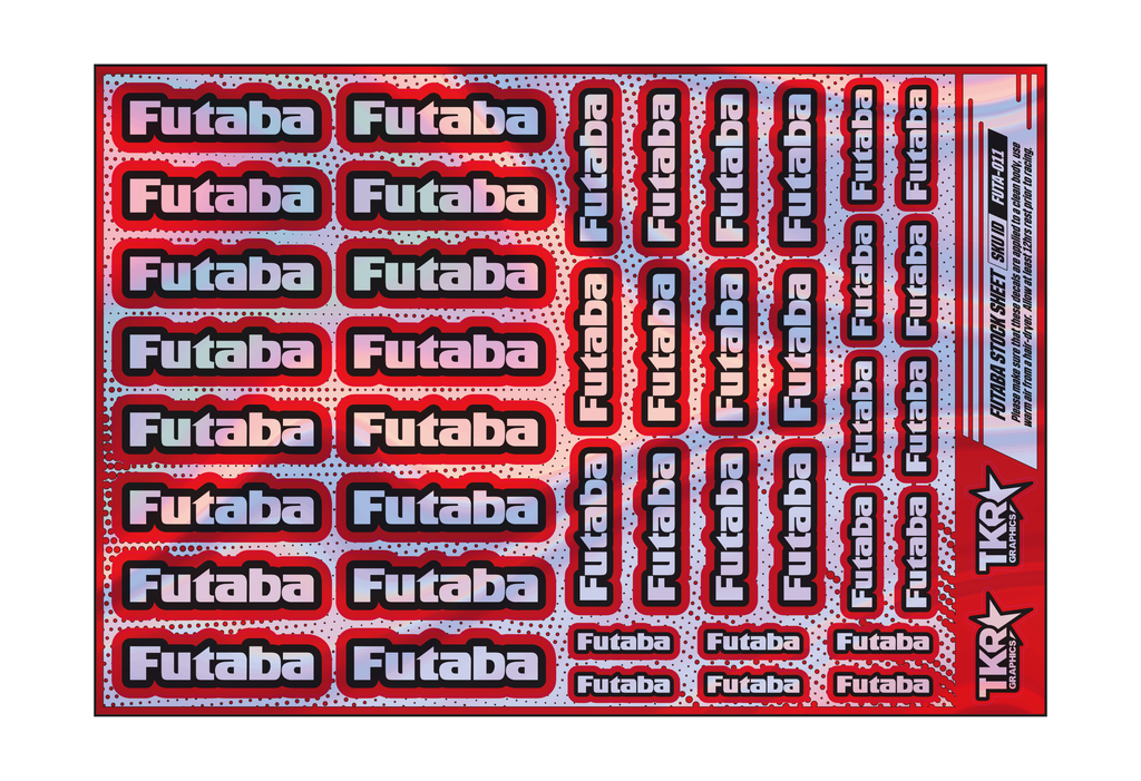 HOLOGRAPHIC FUTABA A5 STOCK SHEET