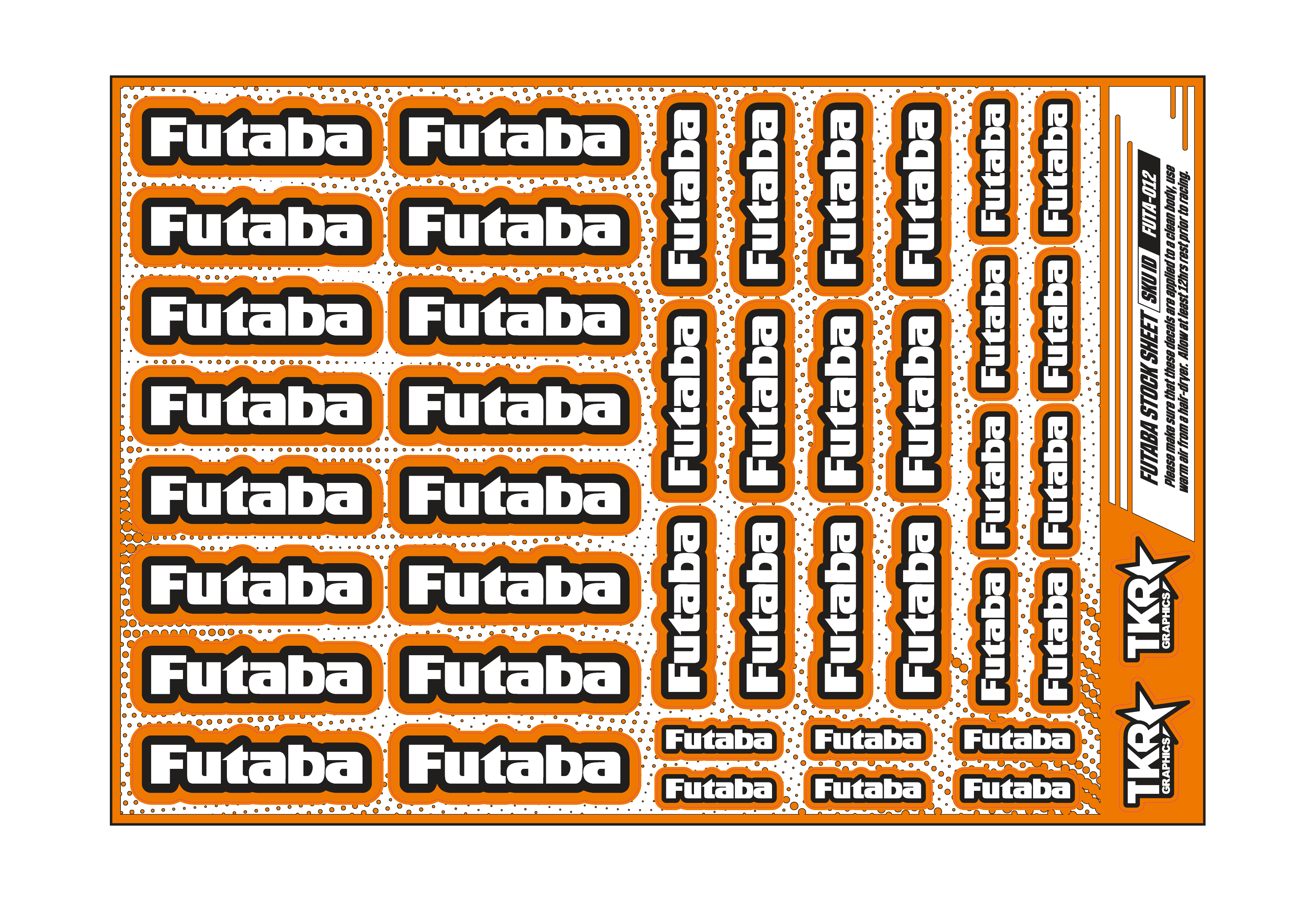 FUTABA A5 STOCK SHEET