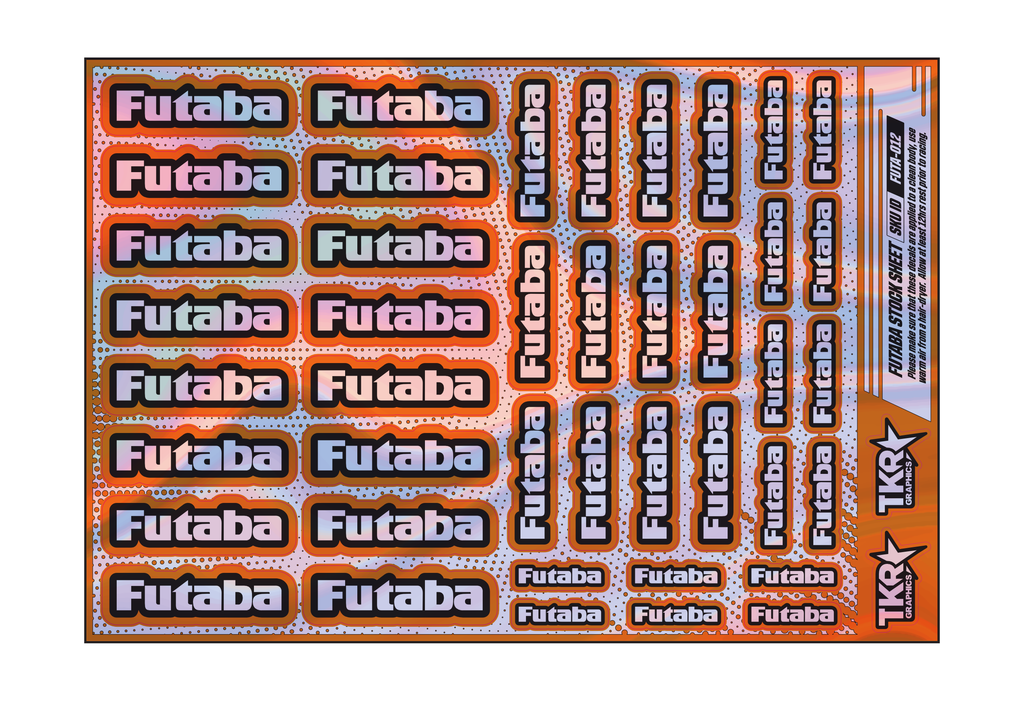 HOLOGRAPHIC FUTABA A5 STOCK SHEET