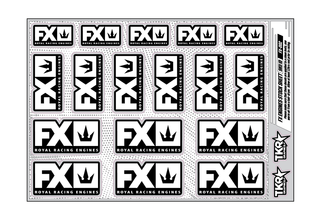 FX ENGINES A5 STOCK SHEET