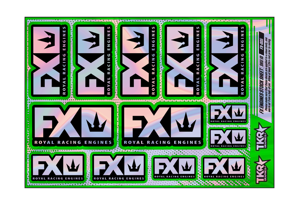 HOLOGRAPHIC FX ENGINES A5 STOCK SHEET