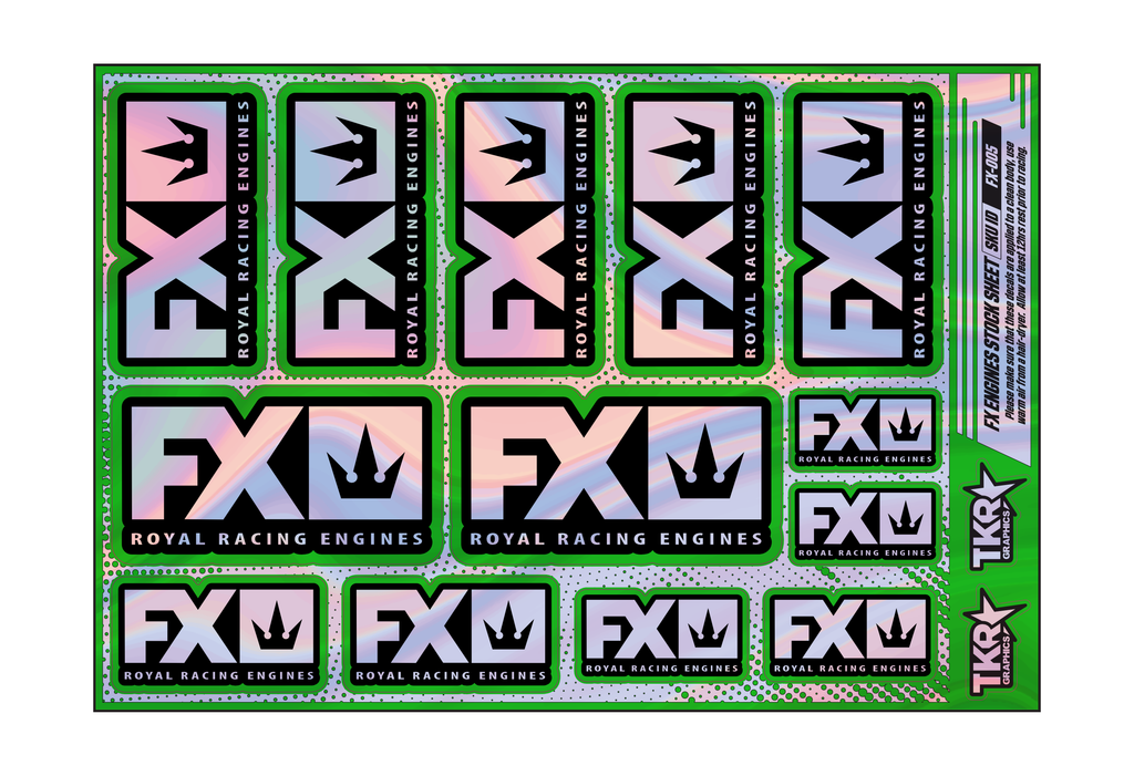 HOLOGRAPHIC FX ENGINES A5 STOCK SHEET