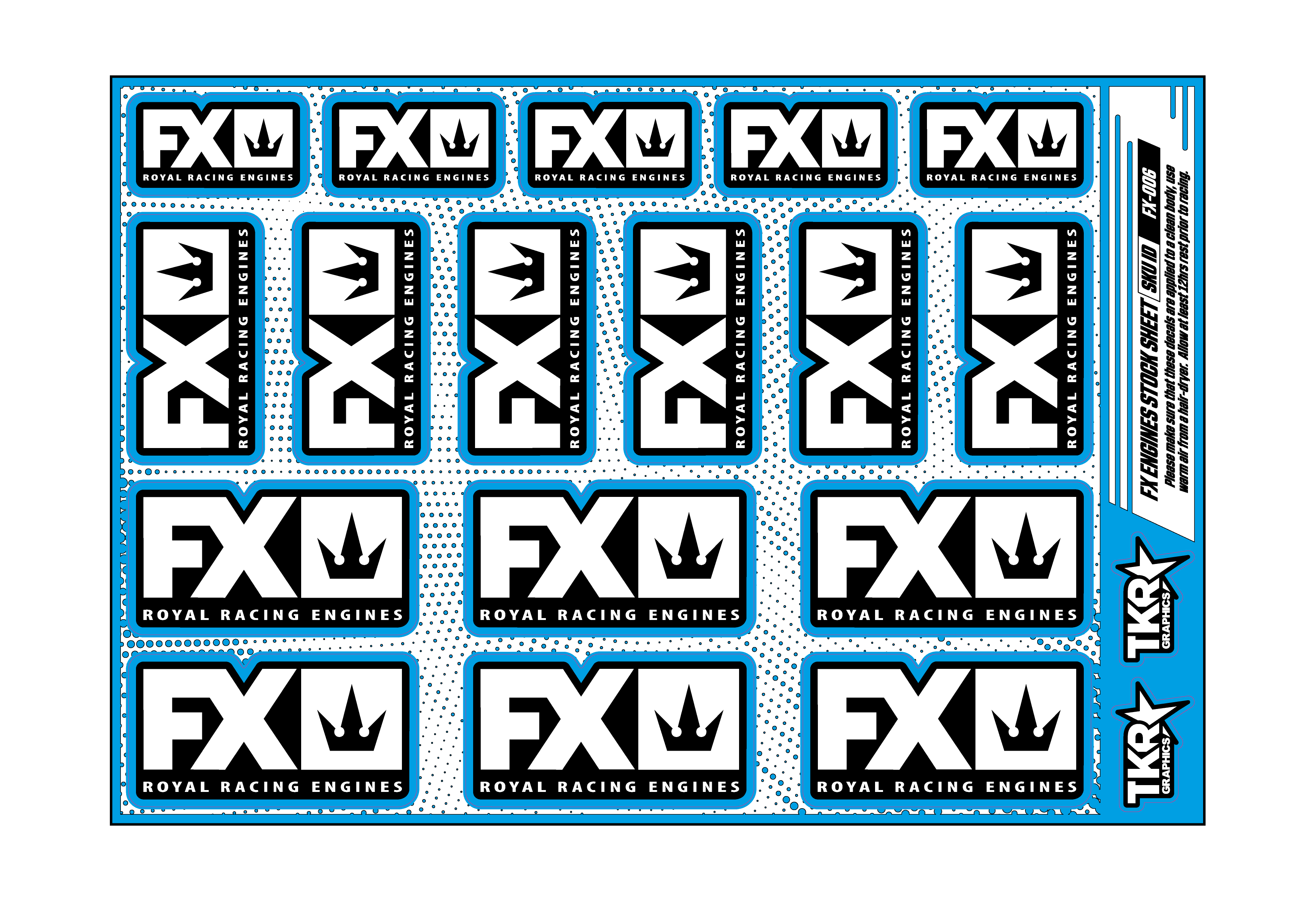 FX ENGINES A5 STOCK SHEET