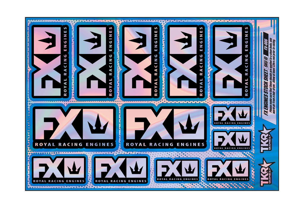 HOLOGRAPHIC FX ENGINES A5 STOCK SHEET