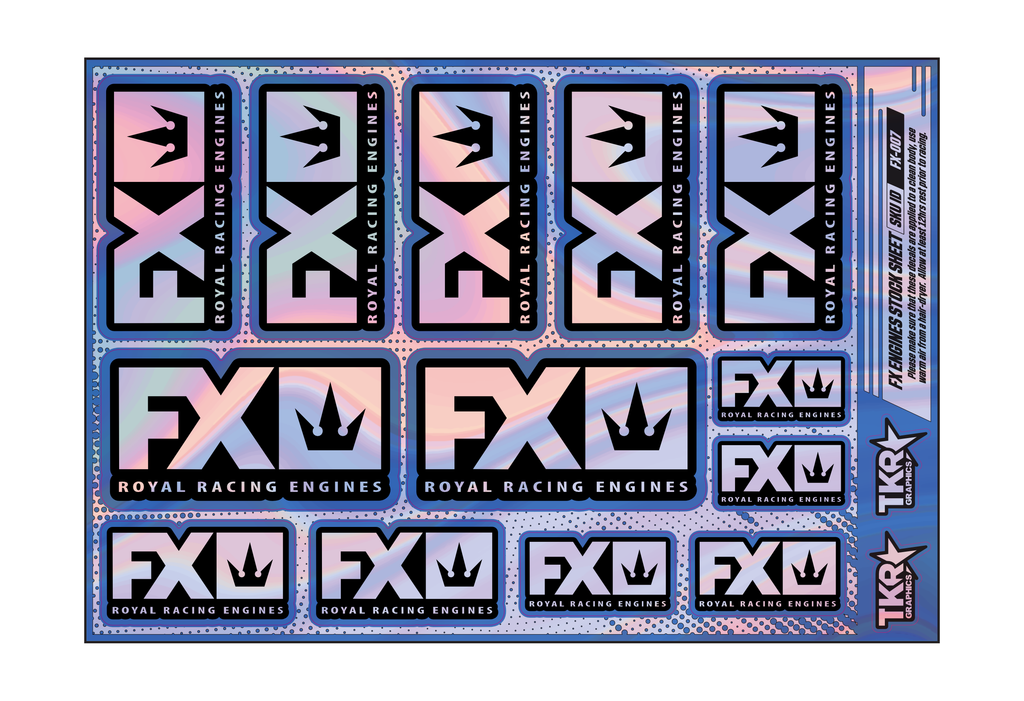 HOLOGRAPHIC FX ENGINES A5 STOCK SHEET