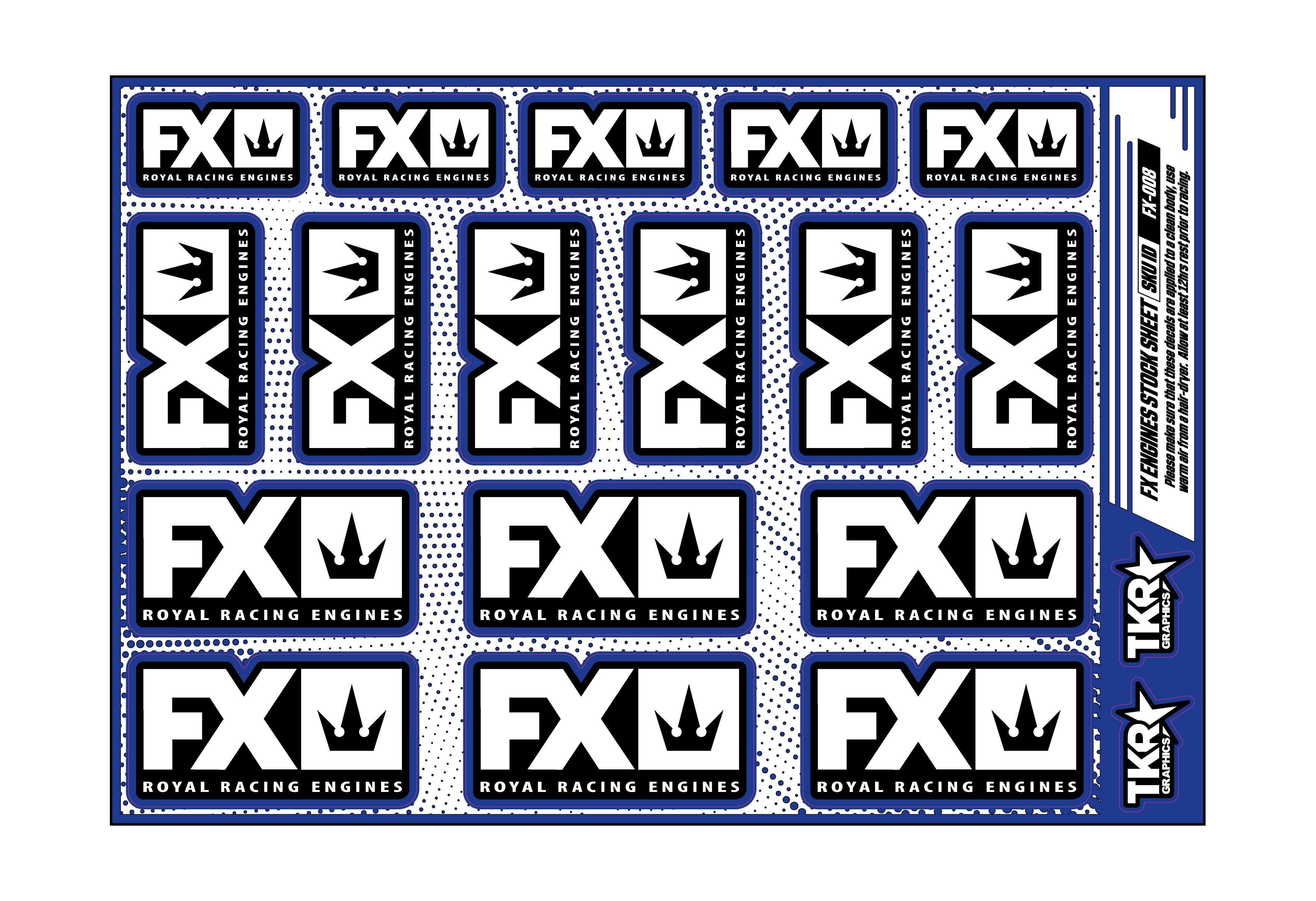 FX ENGINES A5 STOCK SHEET