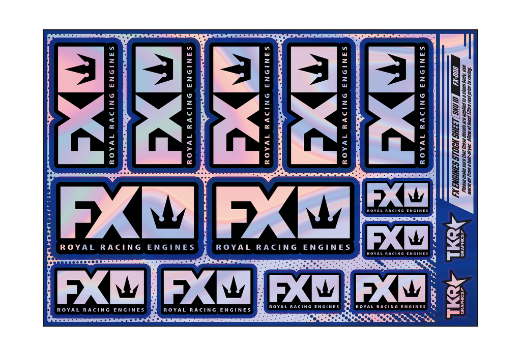 HOLOGRAPHIC FX ENGINES A5 STOCK SHEET
