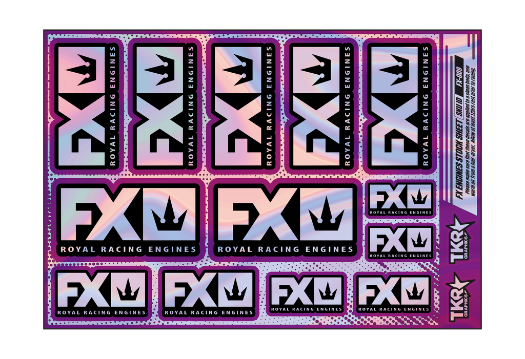 HOLOGRAPHIC FX ENGINES A5 STOCK SHEET