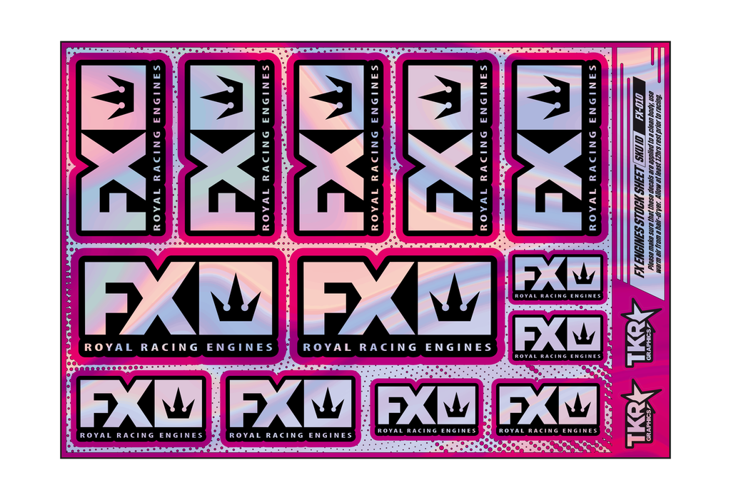 HOLOGRAPHIC FX ENGINES A5 STOCK SHEET