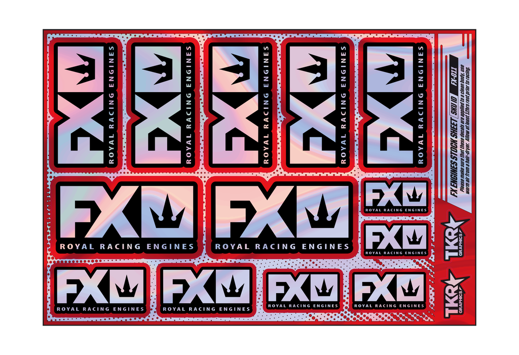 HOLOGRAPHIC FX ENGINES A5 STOCK SHEET