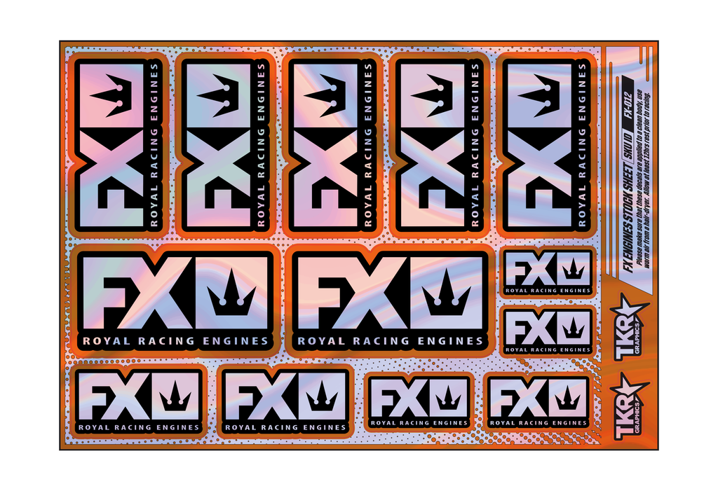 HOLOGRAPHIC FX ENGINES A5 STOCK SHEET