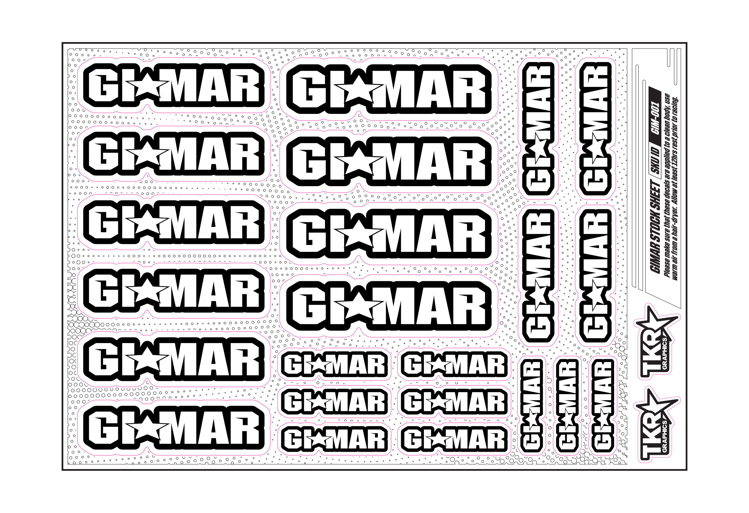 GIMAR A5 STOCK SHEET