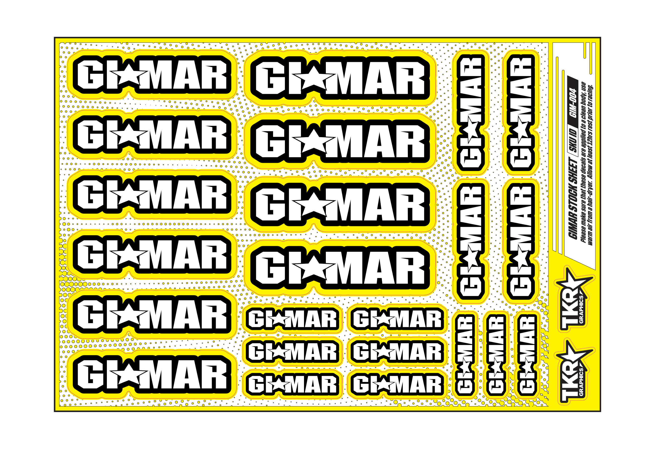GIMAR A5 STOCK SHEET