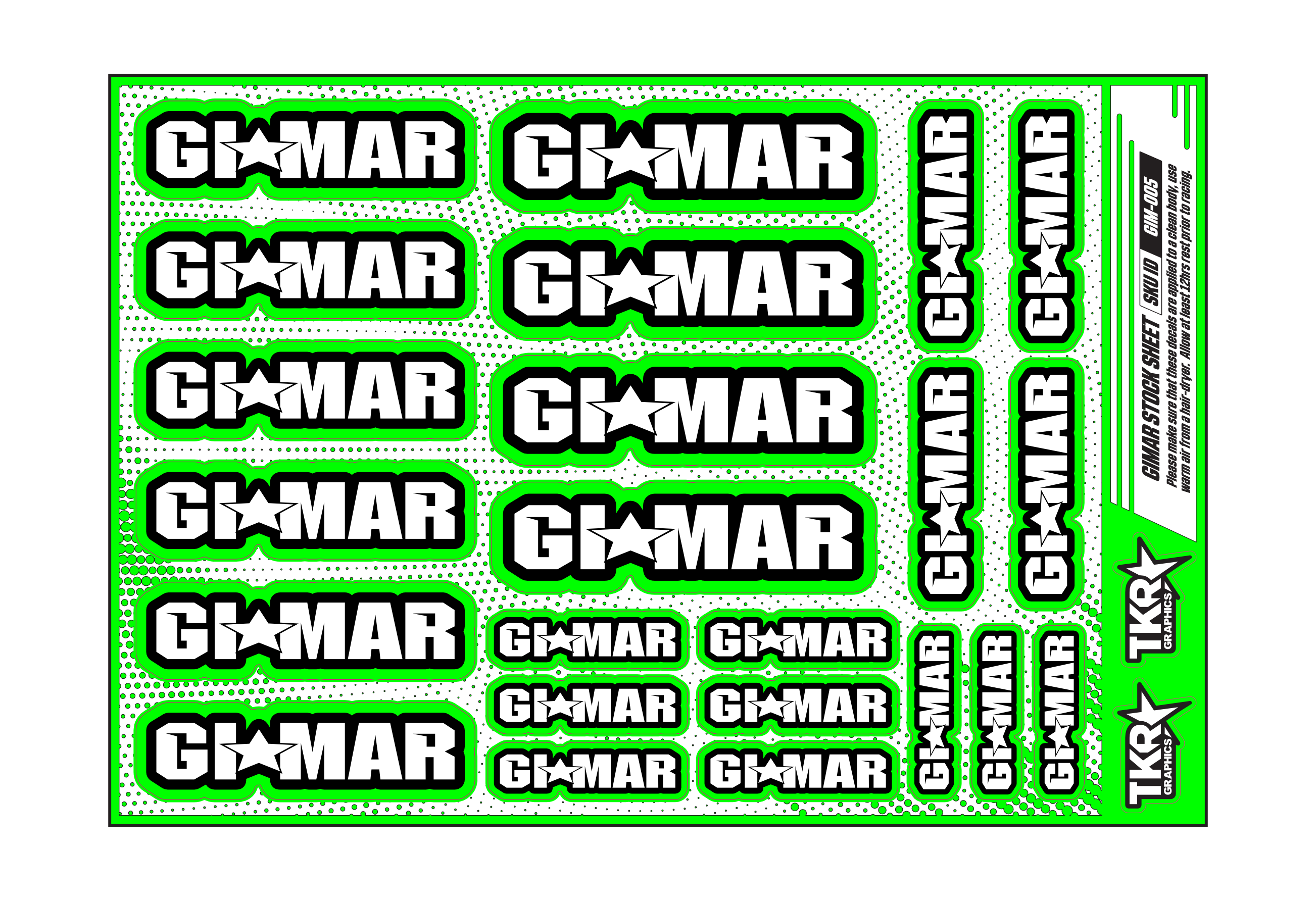 GIMAR A5 STOCK SHEET