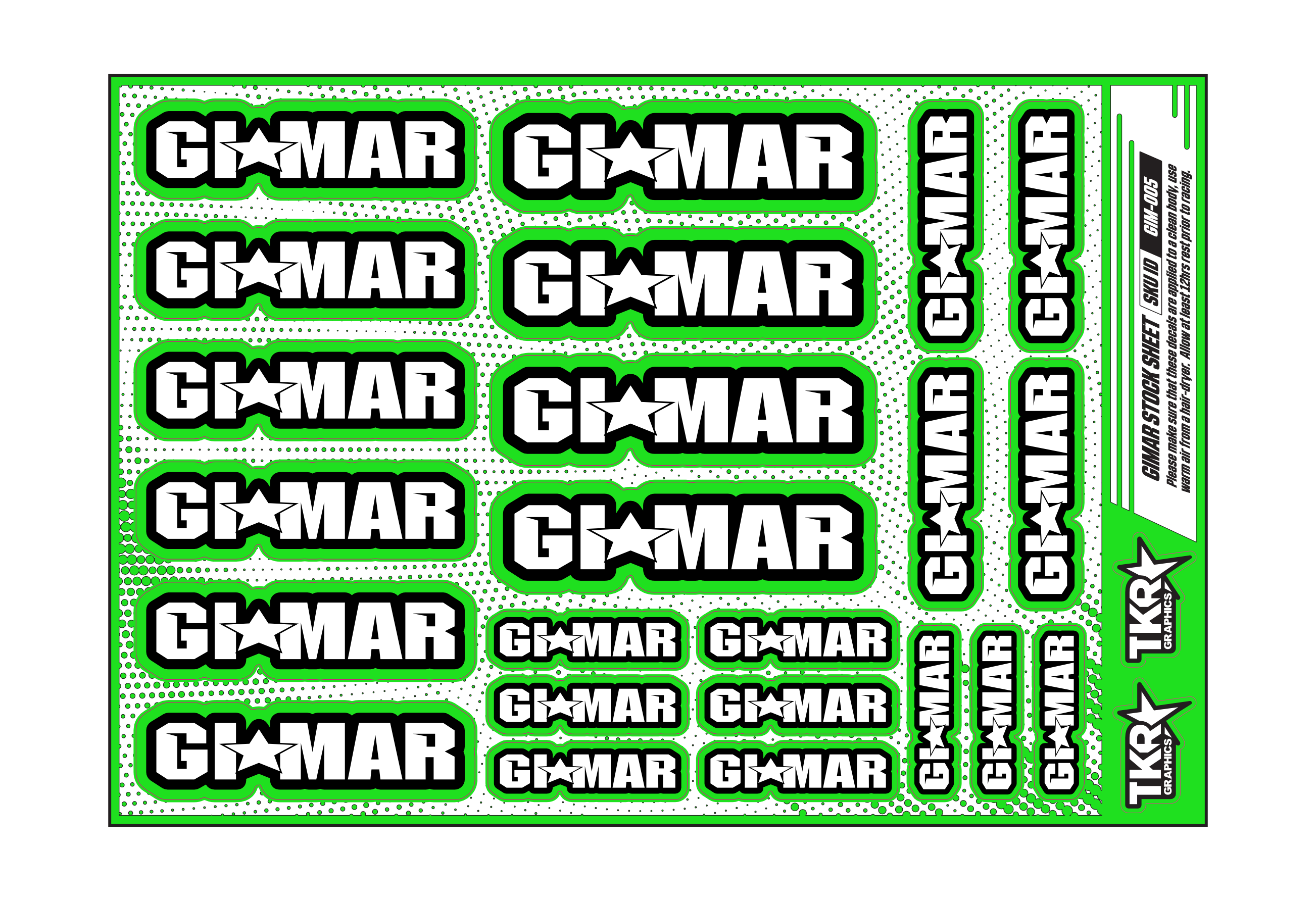 GIMAR A5 STOCK SHEET