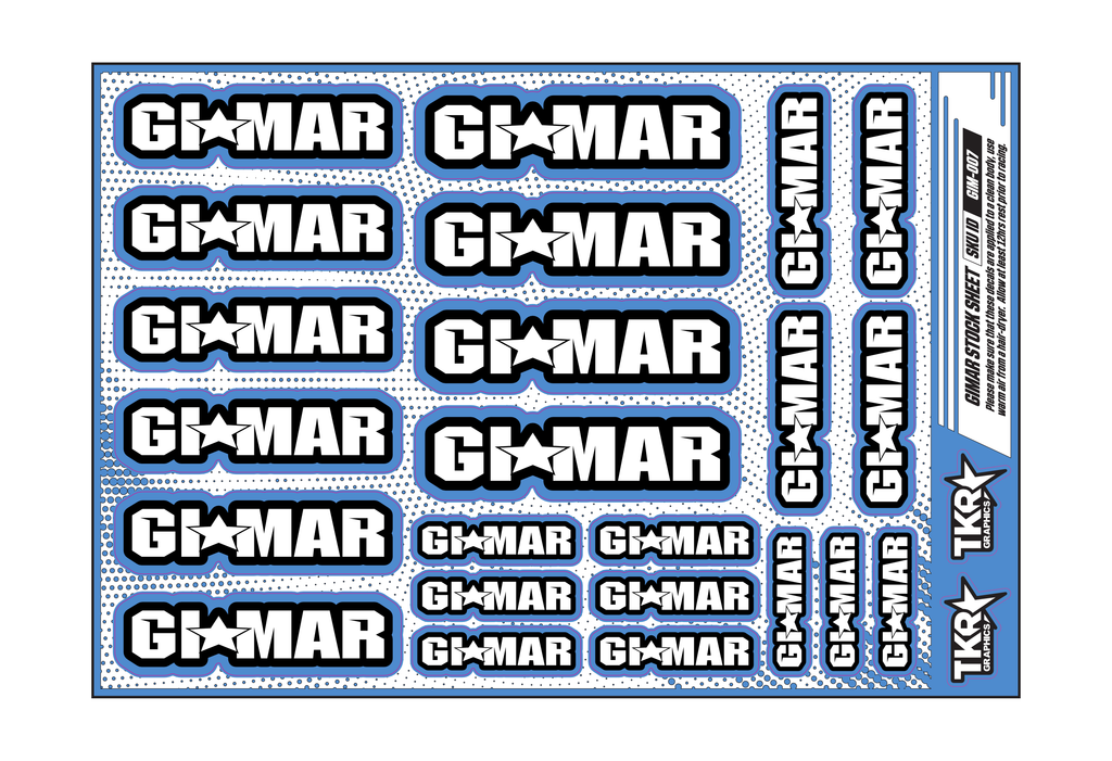 GIMAR A5 STOCK SHEET