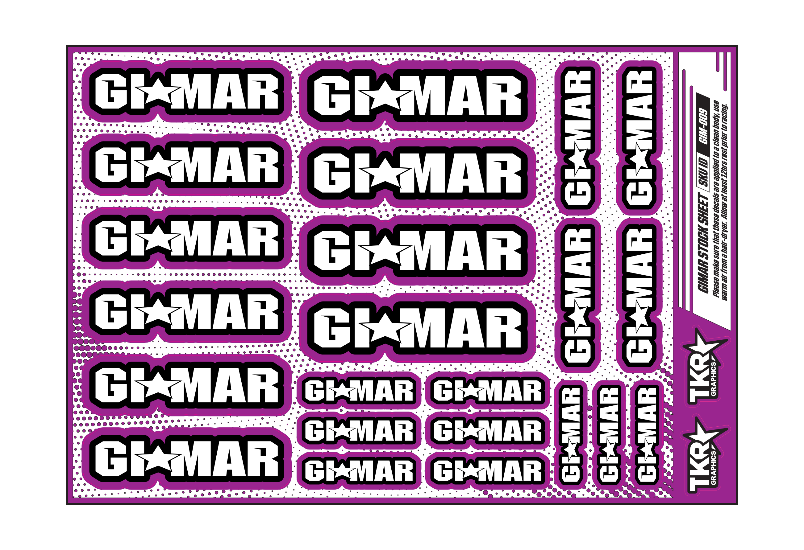 GIMAR A5 STOCK SHEET