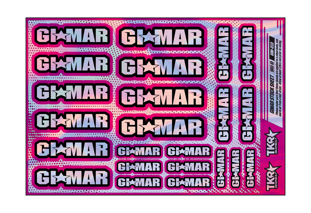 HOLOGRAPHIC GIMAR A5 STOCK SHEET