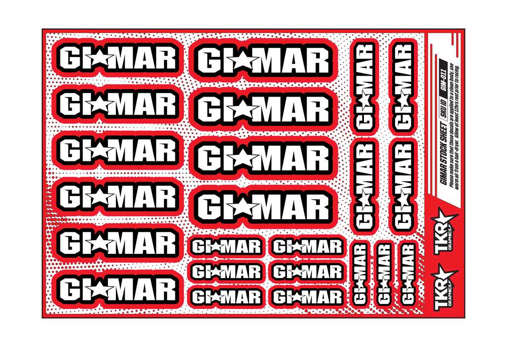 GIMAR A5 STOCK SHEET