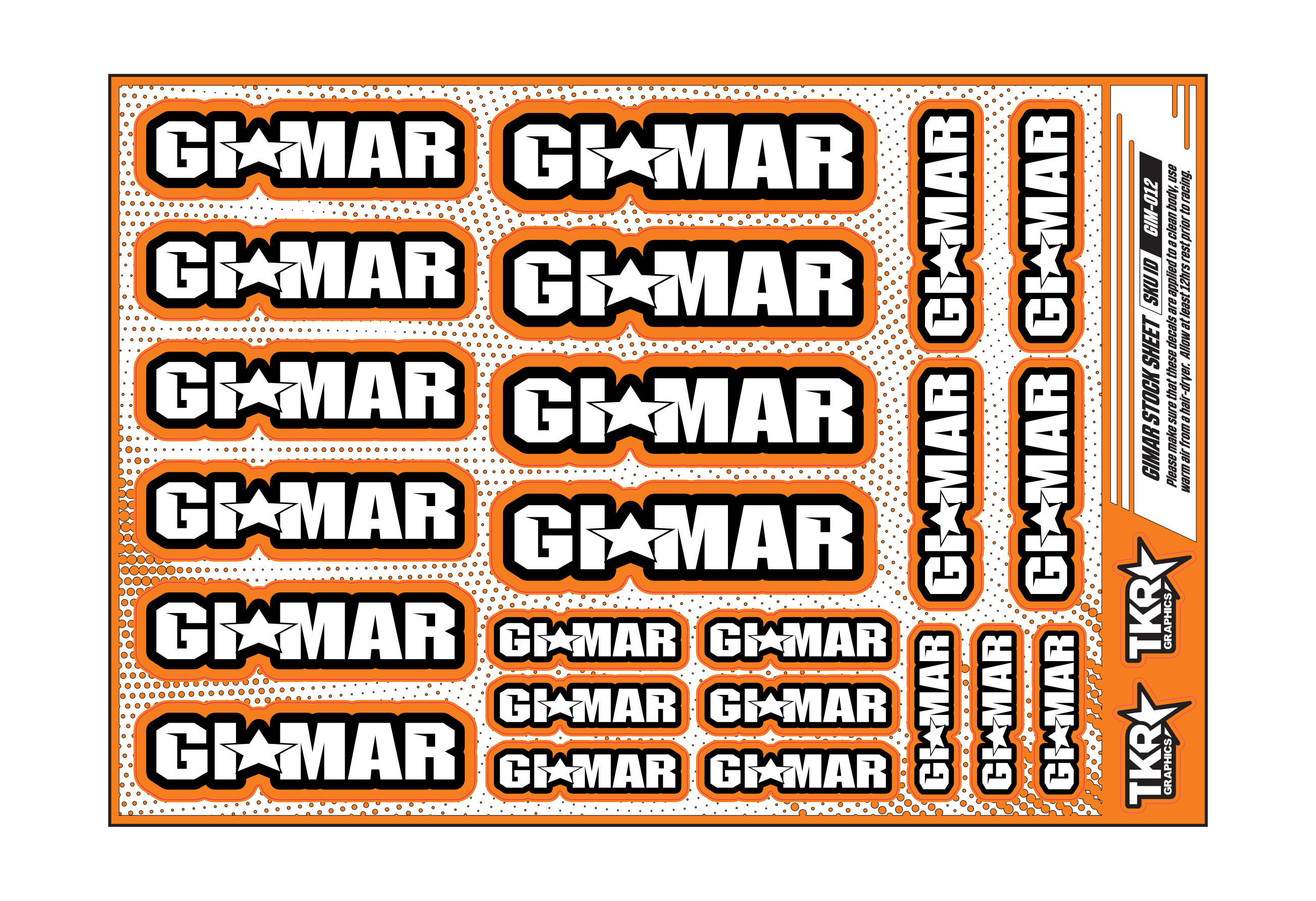 GIMAR A5 STOCK SHEET