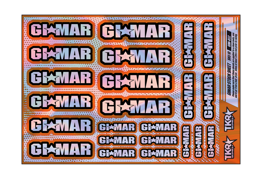 HOLOGRAPHIC GIMAR A5 STOCK SHEET