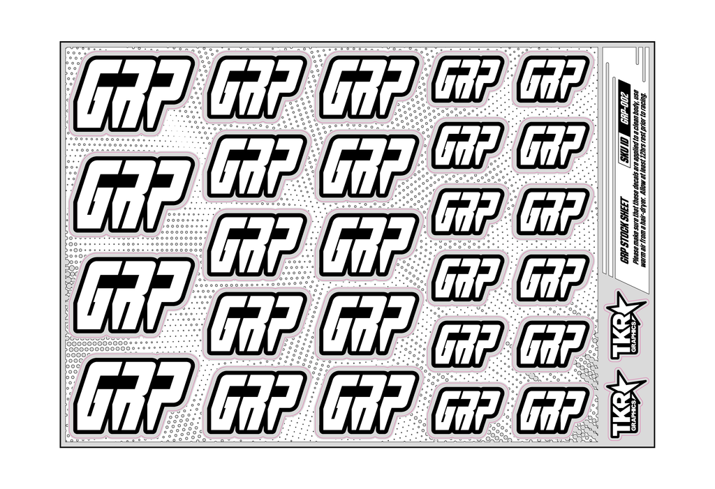 GRP A5 STOCK SHEET